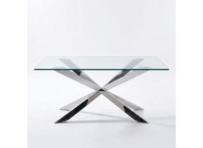 Luksusa galdi dizains ēdamistabai 180x90cm ēdamgaldi stikla mēbeles dizaina galdi Jauni
