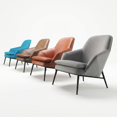 Krēsla dizains Dīvāns Sofa atpūta Tekstils Lounge Luksuss Ādas klubs Polster