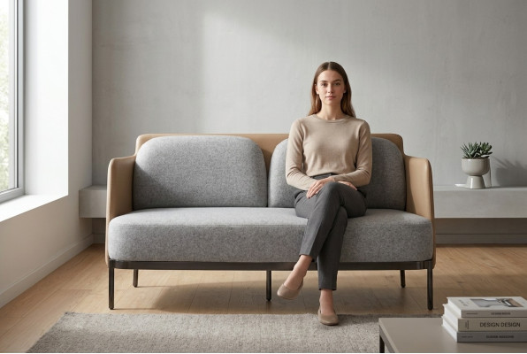 Klasisks stils 2-vietīgs dīvāns mēbeles polsterētas tekstila sofas dīvāni luksuss moderns