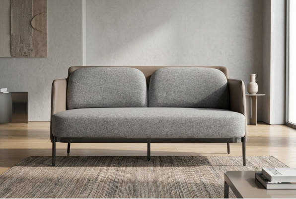 Klasisks stils 2-vietīgs dīvāns mēbeles polsterētas tekstila sofas dīvāni luksuss moderns