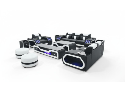 Sofas komplekts 3+2+1 vietas galdiņa komplekts Dizaina moderno 4 gab speletion Moderns