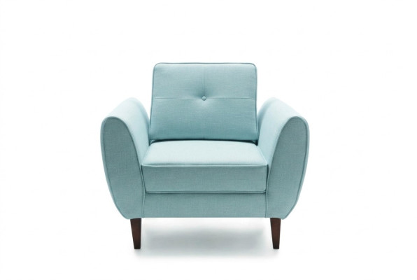 Dizaina Chesterfield auduma dīvāns krēsls 1 vietas polsteris sofaas lounge klubs