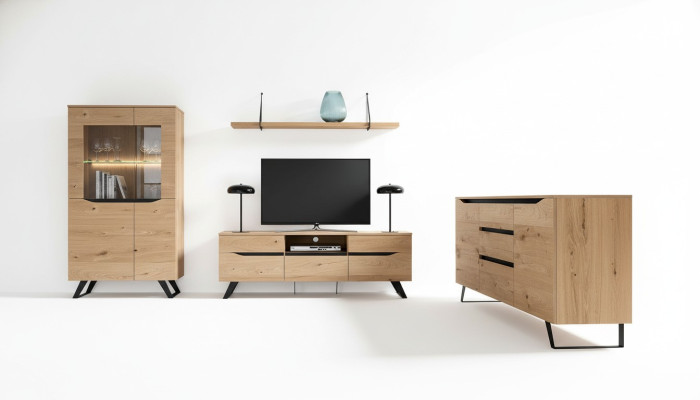 Sideboard Luxus RTV sideboard Mēbeles Skapis Komoda Skapji Lowboard Viesnīca Jauns