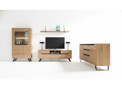 Sideboard Luxus RTV sideboard Mēbeles Skapis Komoda Skapji Lowboard Viesnīca Jauns
