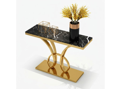 Moderns konsolteici Designer Zelts Rokām darināts nerūsējošais tērauds 120x40cm