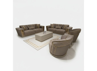 Sofa komplekts 3+3+1+1 sējamo vietu tekstils Moderns komplekts krēsli sofa 3 sējamo vietu luksuss