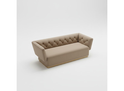 Dzīvojamā zona Relaksējošs sēdeklis Dizaina dīvāns Lounge Sofa Teksila dīvāns 3 vietu piegaismotijs.