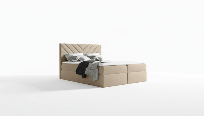 Gulta Gultas kaste Boxspring gulta Dubulta viesnīca Moderna Gultas kaste Gultiņas Guļamistaba