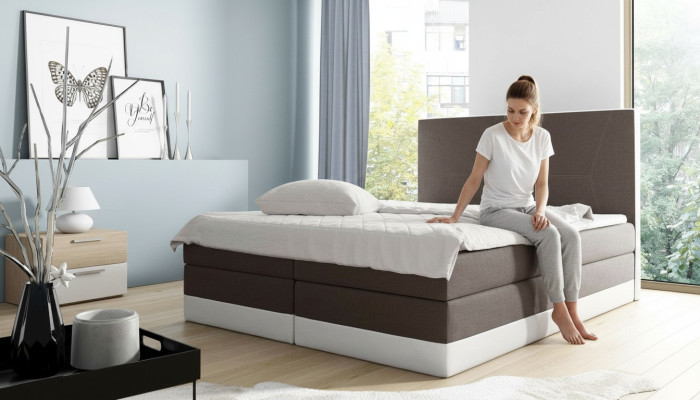Divvietīgs viesnīcas mūsdienīgs gultas guļamistabas gultas 160x200 Boxspring gultas dizains Jaunums