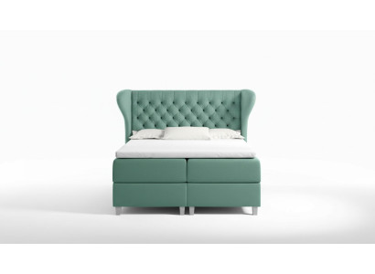 Gulta Chesterfield boxspring mēbeles gultai king izmērs aizbāniem viesnīca jauns guļamistabā