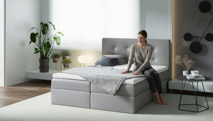 Boxspring gultas Dubultas viesnīcas mēbeles Gultas Istabas iekārtojums liels 200x200