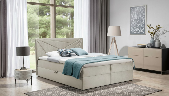 Divgultas gulta ar gultas kasti Boxspring gulta ģimenes gulta Gultas Piespiedu gulta 180cm