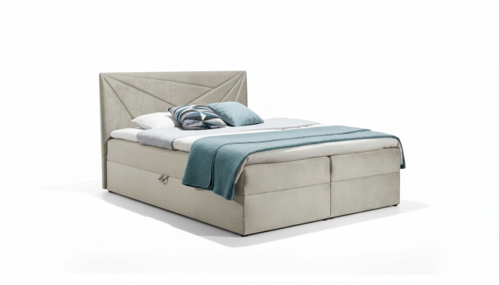 Divgultas gulta ar gultas kasti Boxspring gulta ģimenes gulta Gultas Piespiedu gulta 180cm