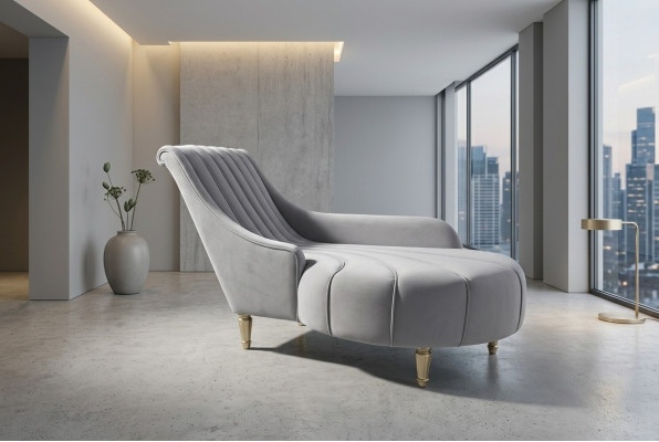 Chaiselounge Antik Stil Sofa Liege Couch Liegen Chaise Tekstils Moderns 2080 Mēbeles