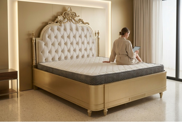 Chesterfield koka divguļamais gulta dizains polsterbeds laulātajiem guļamistabai 180x200
