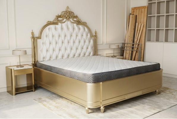 Chesterfield koka divguļamais gulta dizains polsterbeds laulātajiem guļamistabai 180x200