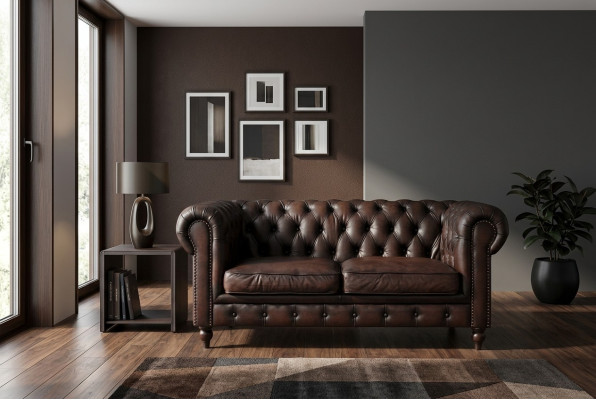 Chesterfield Sofa 2 Sitzer Iestatīšanas dizains Sofa Polster Couchen Couch Luxury Furniture