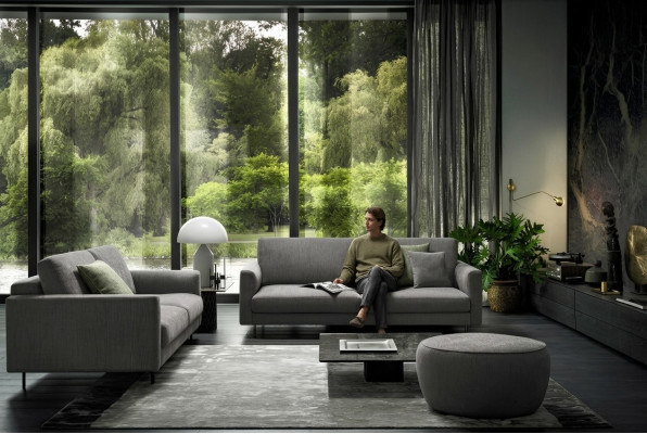 Luksusa mēbeles Dzīvojamā istaba Sofas Sofa 3 vietu Moderns alfitalia Dīvāns Itālija Jauns