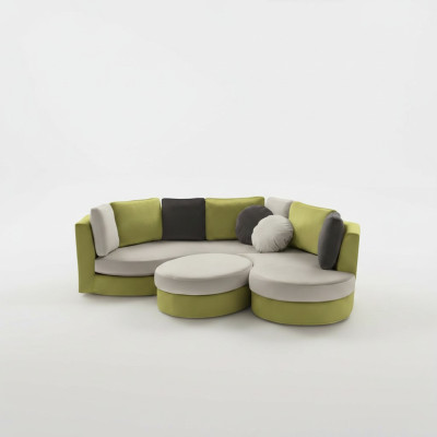 Gultas Sofa Stūra sofa Itālijas dīvāni Soferveida komplekts Mēbeles Audums alfitalia