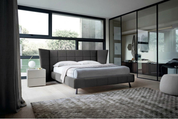Luksusa dizaina gulta gultas 160 x 200 cm Dubaja Dubultvietīga viesnīcas koka guļamistabas gulta