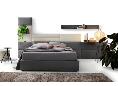 Divvietīgs viesnīcas gultas izmēra bračka gultas 180x200 cm guļamistaba koka ekskluzīvā dizaina gulta ar polsteri.