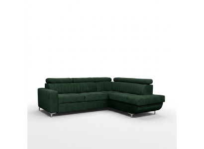 Sofas L-Form Tekstils Dīvāns Stūra Sēdeklis Dīvāns Dzīvojamā istaba Moderns Zaļš Dīvāni Mēbeles