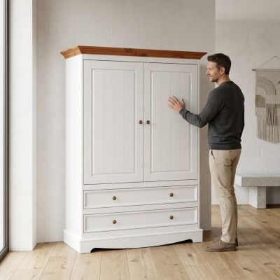 Country house bedroom cabinets wooden wardrobe wardrobe for hotel furniture
