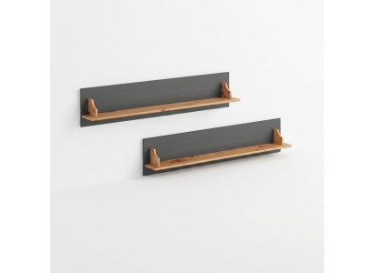 Grāmatplaukts Sienas plaukts Koka sienas plaukts Stāvvietas plaukts Reāls koks Apgrīde 120*15*25cm