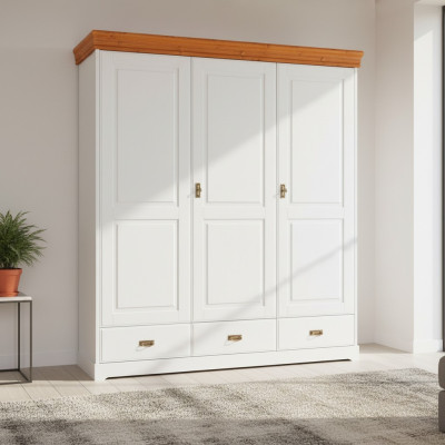 Skapji lauku stila garderobe koka skapis XXL skapis plaukts