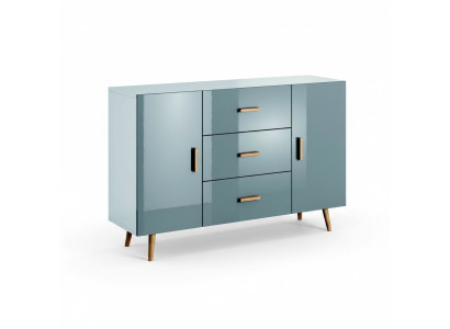 Komoda Brillo Komodas koka skapis Sideboard dzīvojamā istaba Augstais skapis ēdamistaba_sideboard.