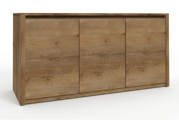 Moderns koka komodinējs skapītis Komodes dzīvojamās istabas skapis 130 cm XL zemais galds