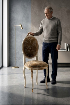 Dizaina polsterēts krēsls Royal krēsli ēdamistabas krēsls biroja krēsls krēsls Baroka Art déco