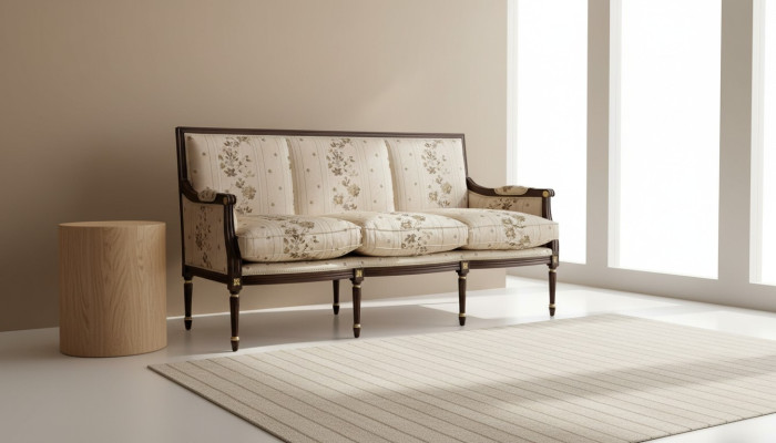 Dizains Polster Luxury Sēdekļa Sofa Dīvāns Tekstila Dīvāns 3-vietīgs Tekstila Trīsvietīgs.