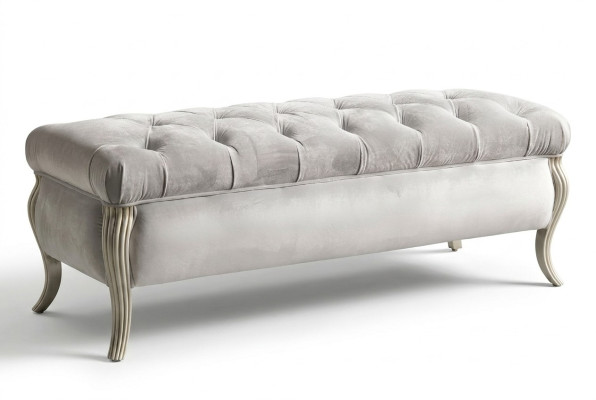 Chesterfield dizaina otomans Ovals Pufa pēdu atbalsts Mēbeļu pufa istabas pufa.