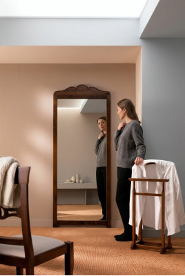 Klasiskais dizainera īstā koka rāmis XL spogulis 84*3*205 cm. Jauns mēbeles.