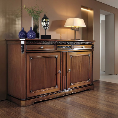 Itāļu mēbeles Dzīvojamā istaba Koka mēbeles Jauna Sideboard tv Lowboard rtv Skapīši