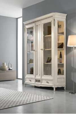Dizaina sideboard Itāļu mēbeles Sideboard dizainera luksusa koka vitrīna skapis