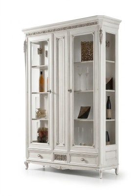 Dizaina sideboard Itāļu mēbeles Sideboard dizainera luksusa koka vitrīna skapis