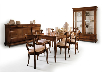 Klasiskā komplektā 2 krēsli ar rokturiem 4 krēsli Kreses komplekts ēdamistabas grupa Jaunumi