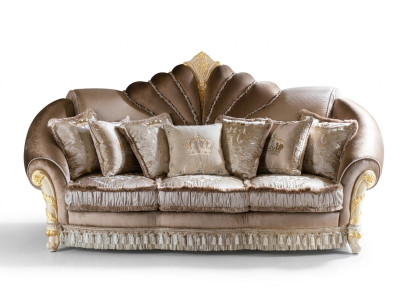 Klasiskās polster3 sēdvietu ādas dīvāniņi samta sofa itāļu 3-vietīgie dīvāni.