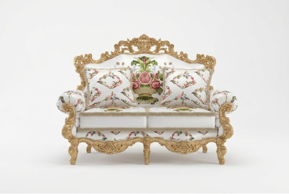 Klasiskie pārklājumi Dīvāni Sofa Mēbeles Sofa Divvietīgs 2 Sēdvietas Itālija