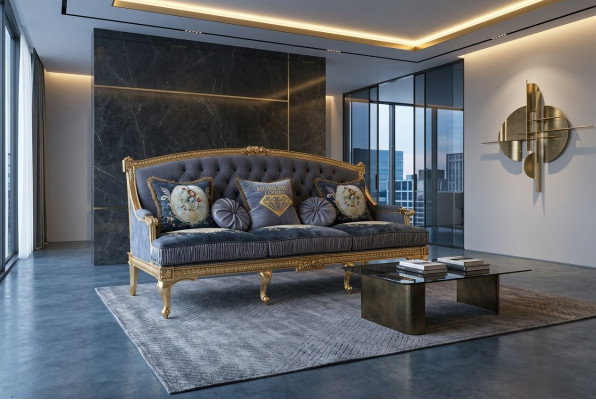 Dizaina dīvāni Polster Sofa dīvāni 3 sēdvietas trīsvietīgais auduma dīvāns dzīvojamā istaba Itālija