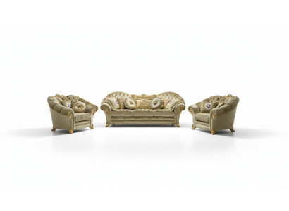 Sofa komplekts 3+1+1 sēdvietas sofa dīvāns Polster komplekts Mēbeles Dīvāni Stoff Neu