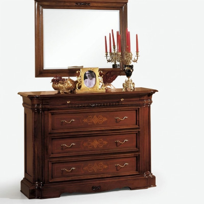 Sideboard Komodu komoda 4 kausi koka kausētuve Komodi