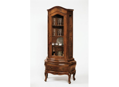 Kumode Masīvkoks Sideboard Dzīvojamā Istaba Kumode Vaccari cav giovanni Stikla durvis