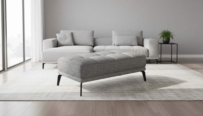 Taburets Sofa Pufa Polster Beistellhocker Ottomane Pedāls Pufa mēbeļu pedāls Osmaņa