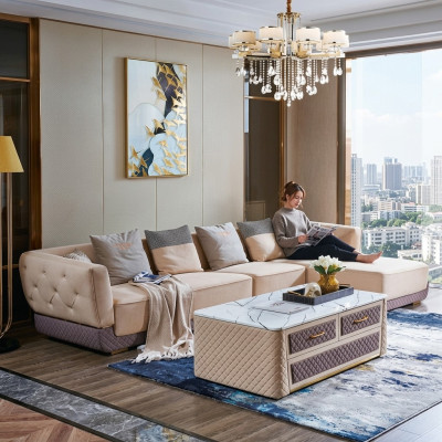Stūraina sofa dīvāns galdiņš polsteris stūrains sēdvietas dvivietīgs dzīvojamā istaba komplektācija 2 gab.