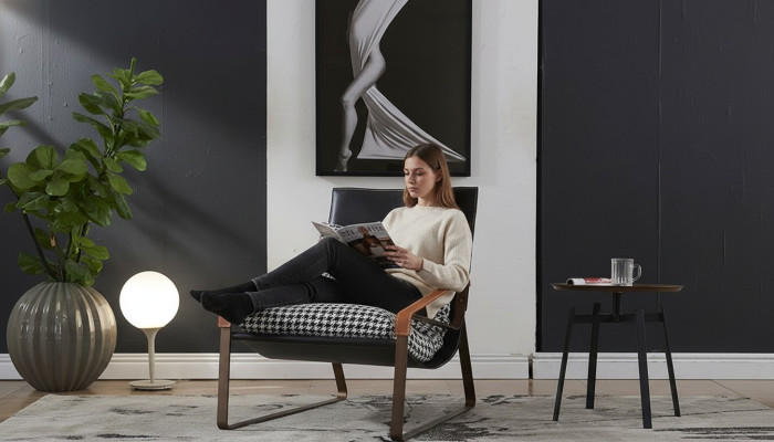 Krēsls Dizains Dīvāns Sofa Atpūta Āda Louns Klubs Polsteris Sēdvietas Luksuss Televizora