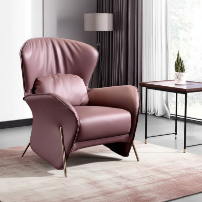 Krēsls Dizains Dīvāns Sofa Atpūta Āda Lounge Klubs Polster Sēdētājs Luksus Āda S