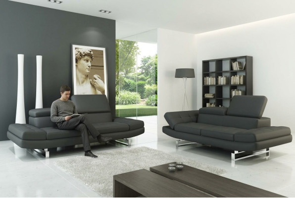 Komplektas sofa komplekts 3+1+1 vieta Dizainera dzīvojamo apgabalu 3 gab. xlmoebel